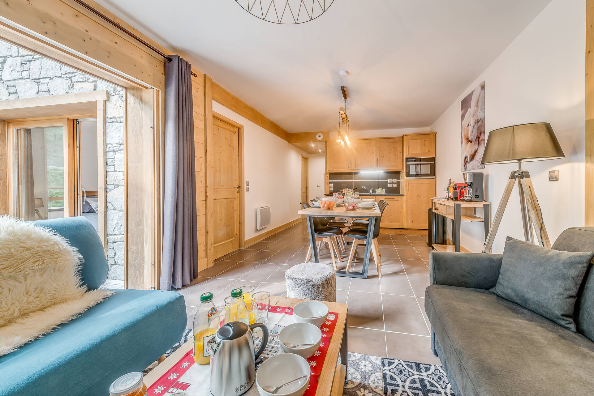 3 pièces / 3 pièces cabine - Résidence LES BALCONS ETOILÉS - ref BEA09 - 3