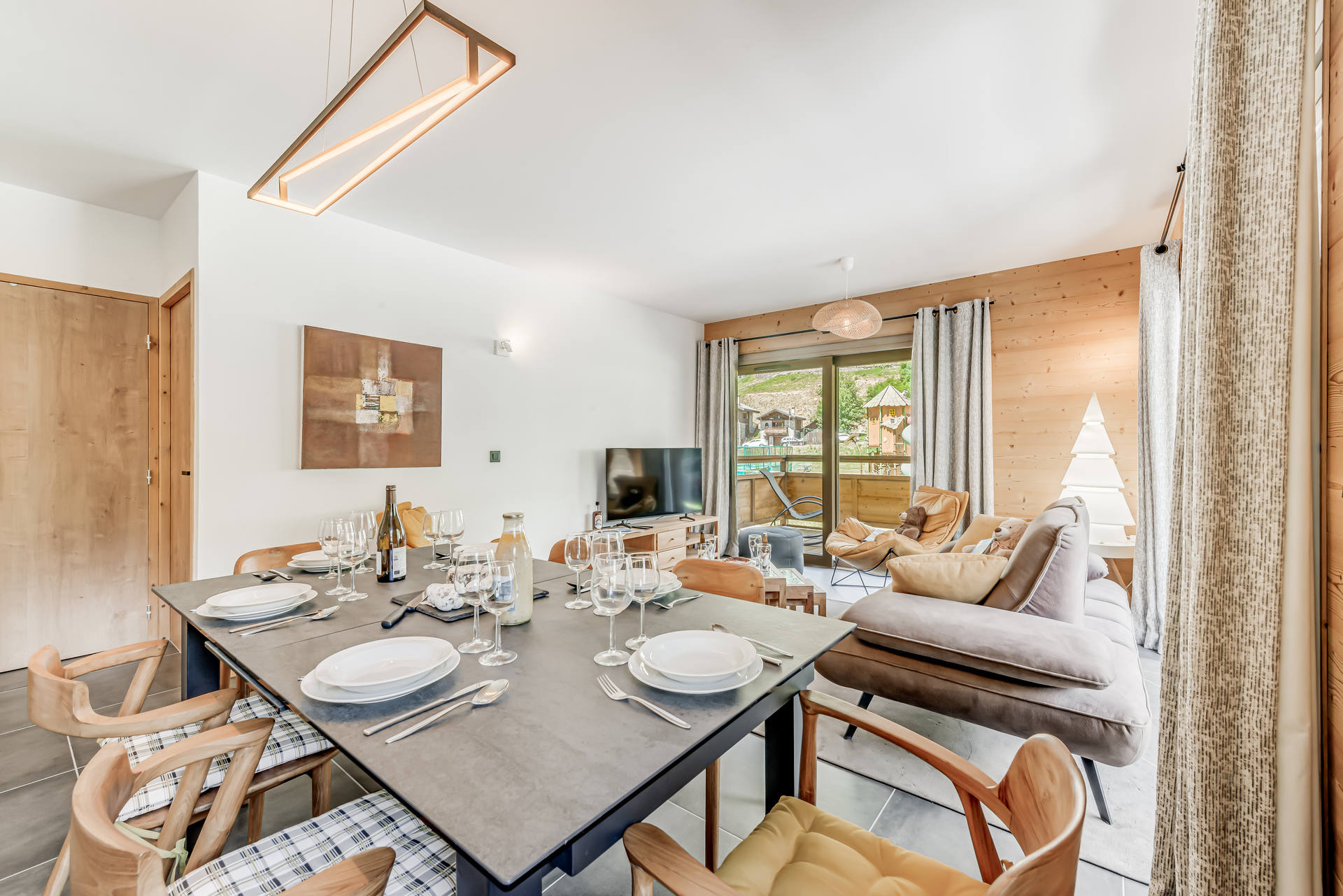3 rooms - Residence LES TERRASSES DE LA VANOISE - ref TERVANB15 - 3